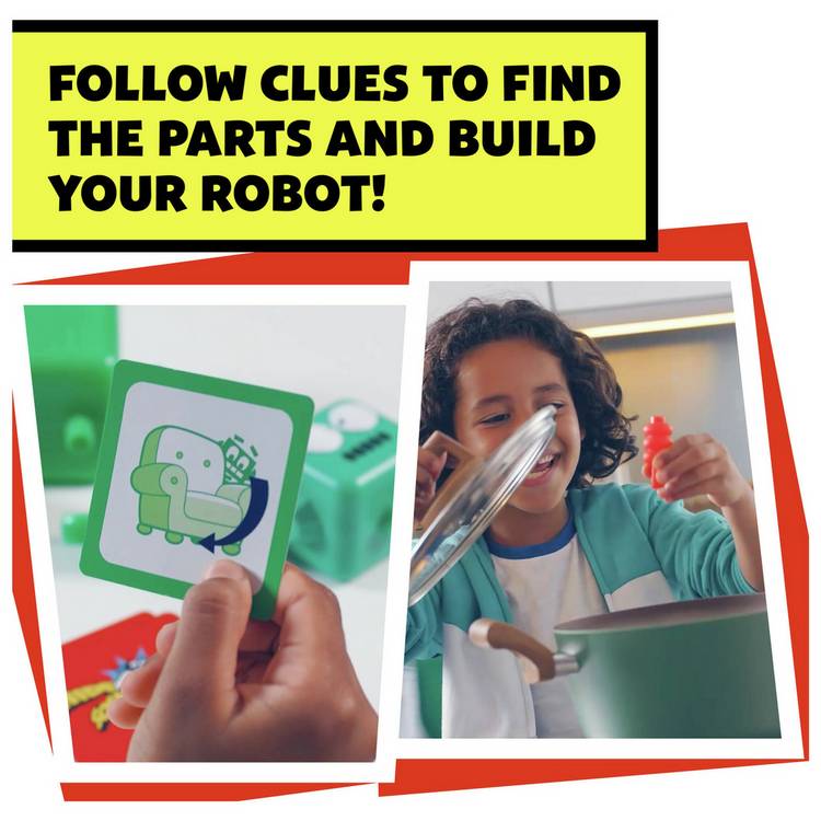 Tomy Hide and Squeak Robots game - British product