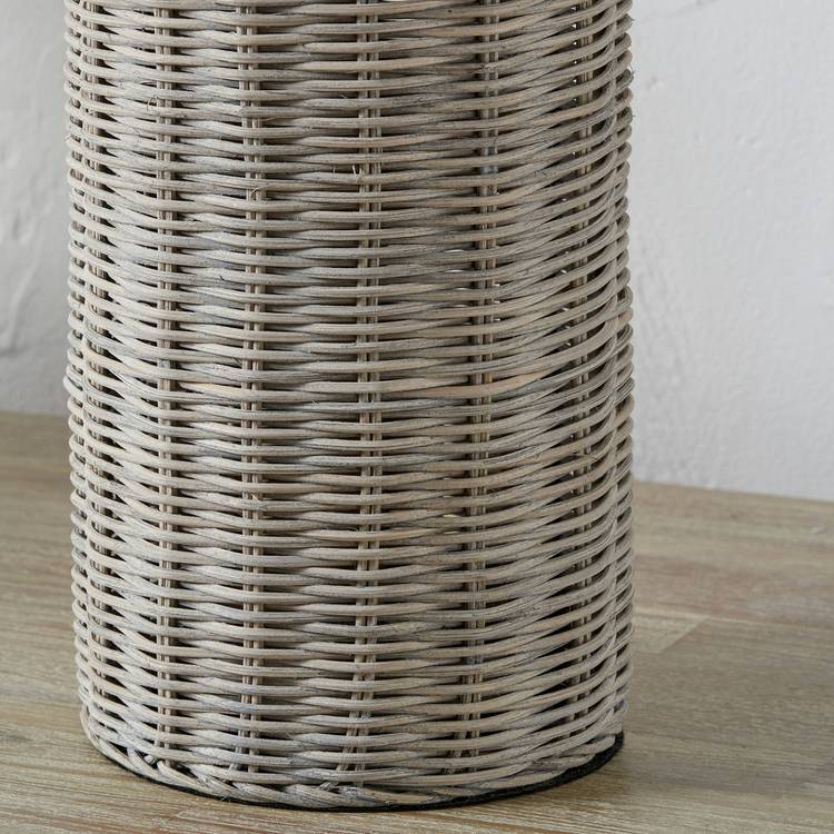 Pacific Anika rattan bottle lamp grey - British brand