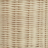 Pacific Anika Rattan Bottle Table Lamp - Natural & White