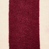 Argos Home fleece bedding set stripe print burgundy single, imported from the UK