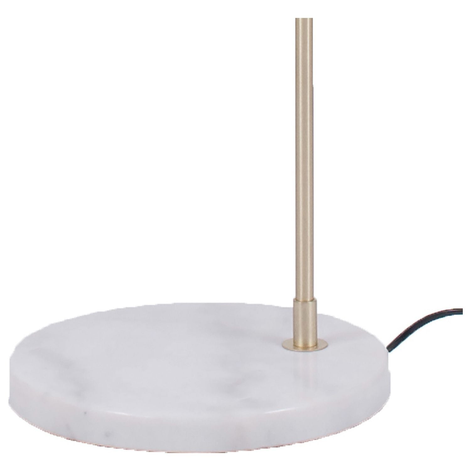 Pacific Biba marble footed floor lamp gold and white (British brand)