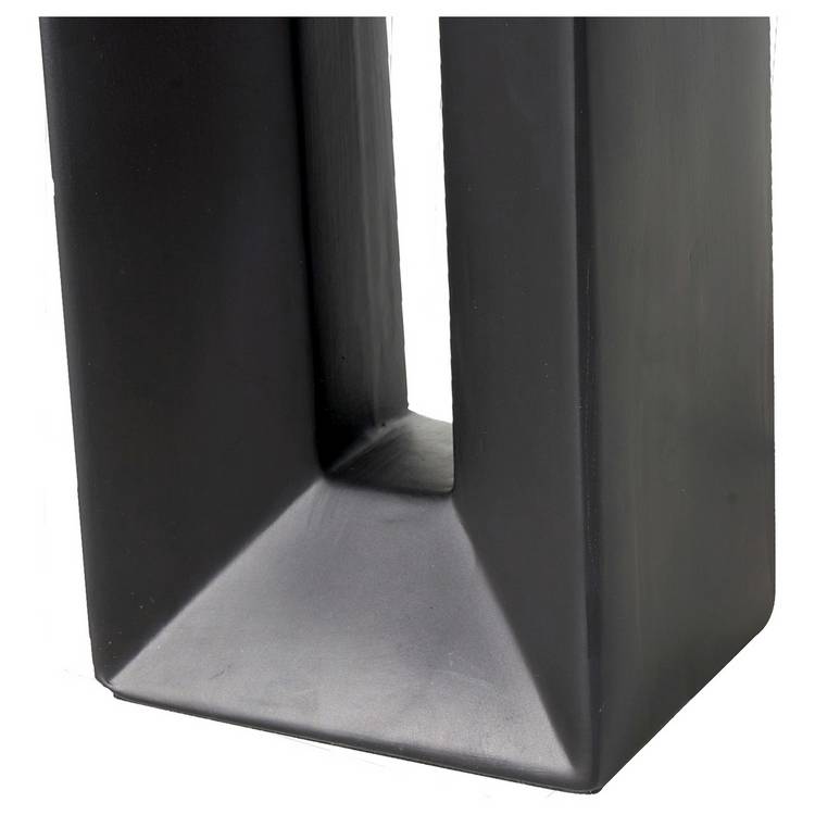 Pacific ceramic tall table lamp black and cream (British brand)