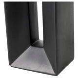 Pacific ceramic tall table lamp black and cream (British brand)
