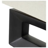 Pacific Block ceramic table lamp black cream (British brand)