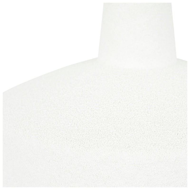 Pacific Elio Ceramic Wood Effect Table Lamp - White