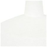 Pacific Elio Ceramic Wood Effect Table Lamp - White