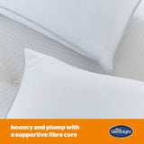 Silentnight firm support pillow 2 pack 74x48cm, imported from the UK