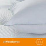 Silentnight firm support pillow 2 pack 74x48cm, imported from the UK