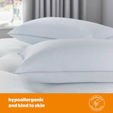 Silentnight firm support pillow 2 pack 74x48cm, imported from the UK