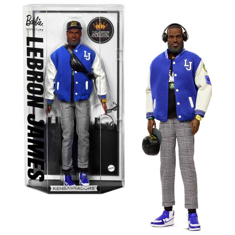 Barbie Kenbassadors LeBron James doll 33cm, imported from the UK