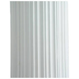 Pacific ceramic table lamp with ridged design - UK version