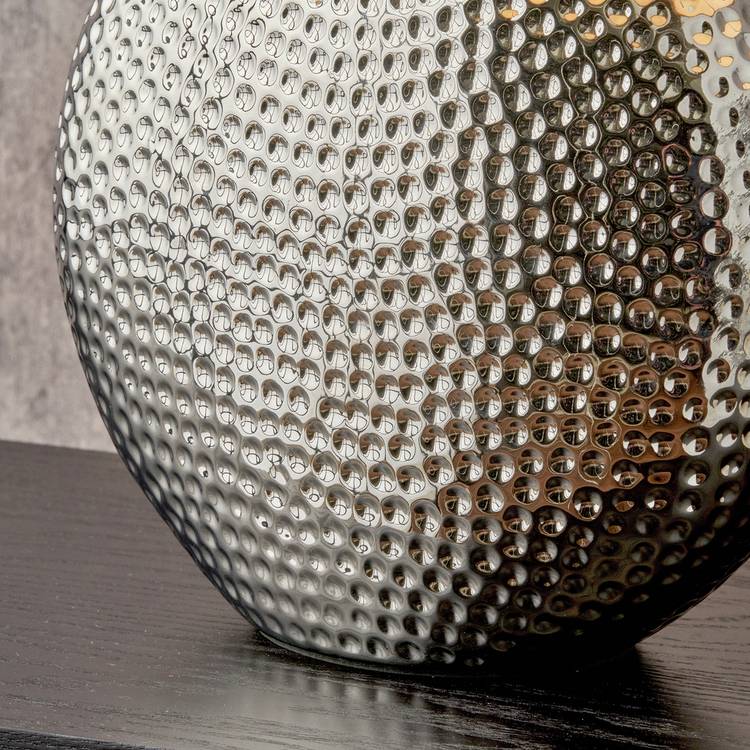 Pacific Mabel ceramic dot textured table lamp, UK version