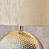 Pacific Mabel ceramic dot textured table lamp, UK version