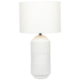 Pacific Meribel table lamp white ceramic - British product