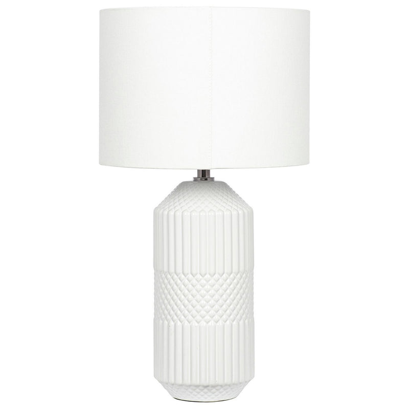 Pacific Meribel table lamp white ceramic - British product