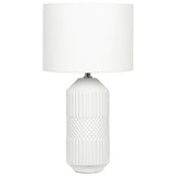 Pacific Meribel table lamp white ceramic - British product