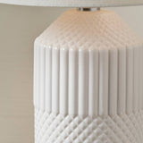 Pacific Meribel table lamp white ceramic - British product