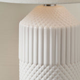 Pacific Meribel table lamp white ceramic - British product