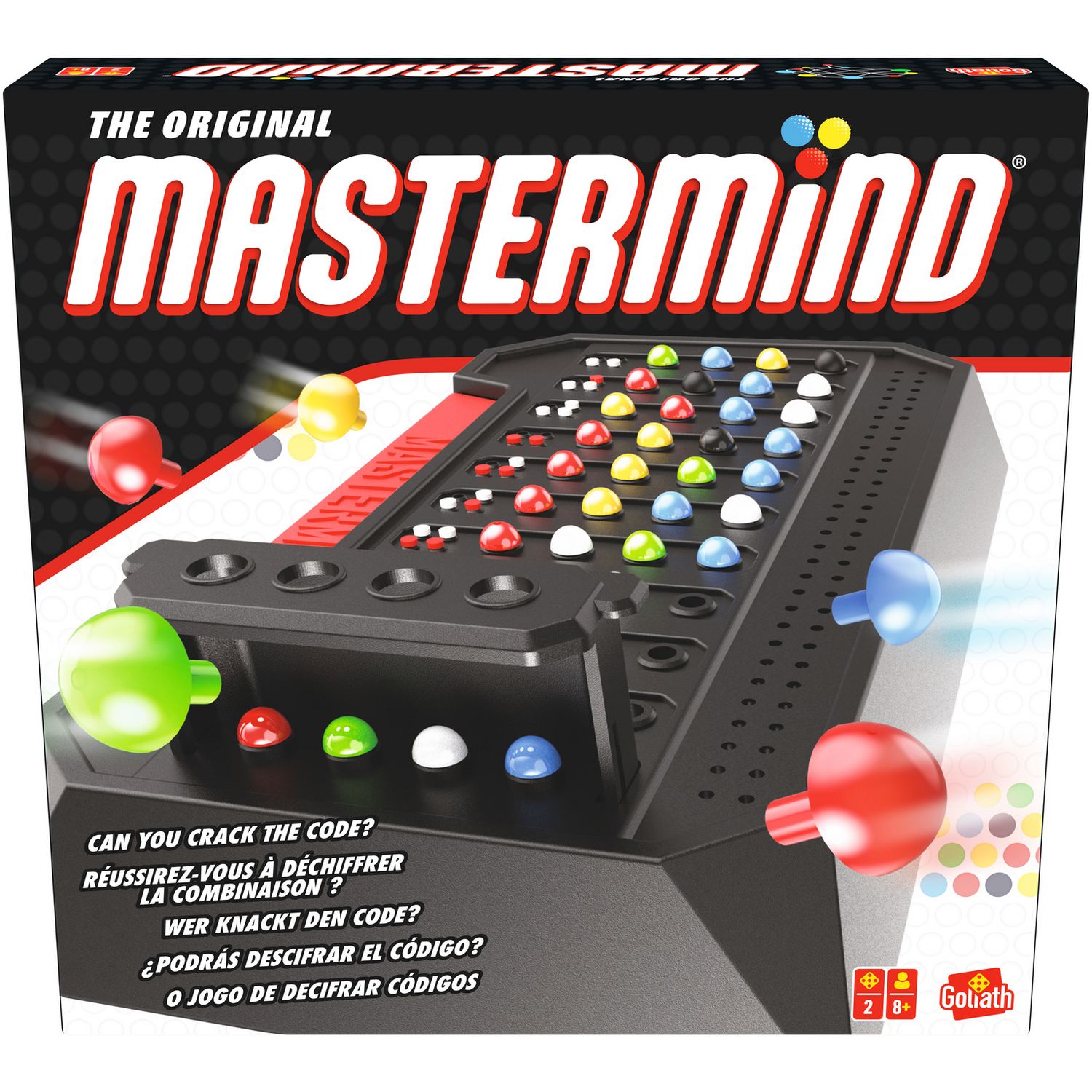 Mastermind board game secret colour code (British brand)