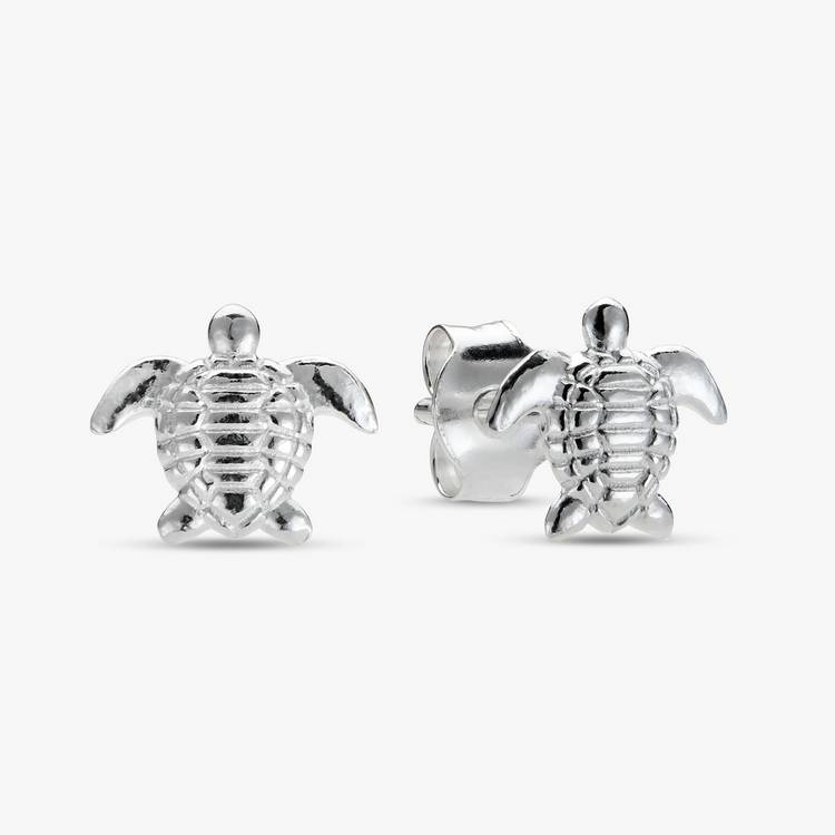 Revere sterling silver turtle stud earrings (British brand)