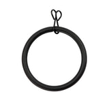 Argos Home black metal curtain rings 20 pack (British brand)
