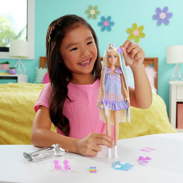 Barbie doll extra-long hair 32cm (British brand)