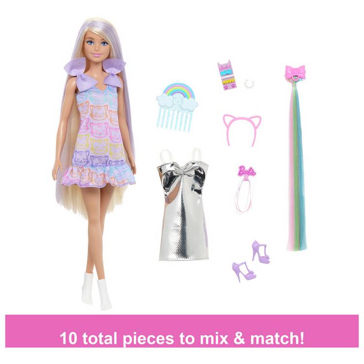 Barbie doll extra-long hair 32cm (British brand)