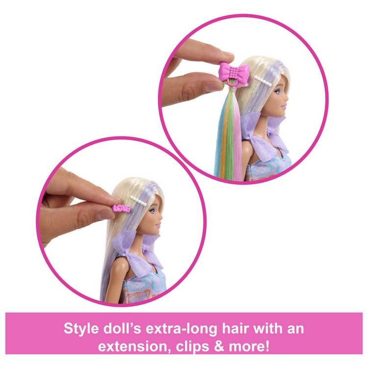 Barbie doll extra-long hair 32cm (British brand)