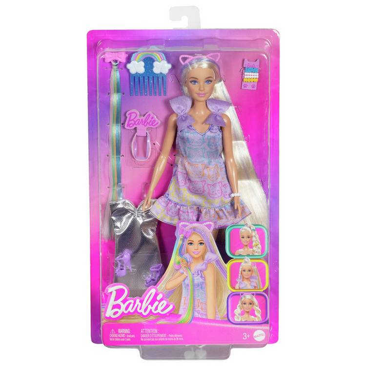 Barbie doll extra-long hair 32cm (British brand)