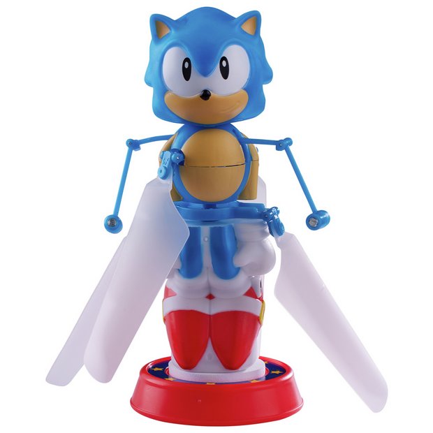 Flying Heroes Hover 'n Spin Sonic flying toy, UK version