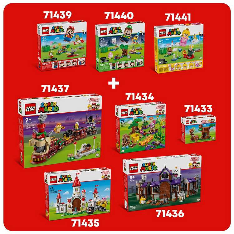 LEGO Super Mario Adventures building set 218 pieces, imported from the UK