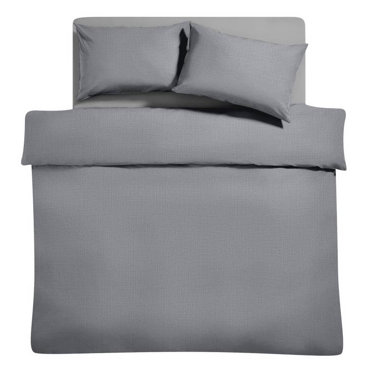 Habitat Easycare grey bedding set single (British brand)