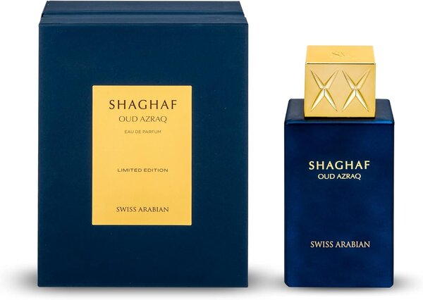 Swiss Arabian Shaghaf Oud Azraq EDP 75ml, imported from the UK