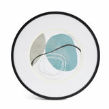 Habitat black round metal picture frame 25x25cm, UK version
