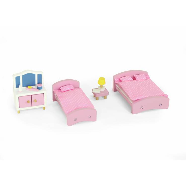 Jupiter Workshops dollhouse furniture set kitchen and living 20 pieces, UK version