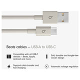 Beats woven charging cable 1.5m Surge Stone, UK version