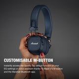 Marshall Major V on-ear wireless headphones Midnight Blue (British brand)