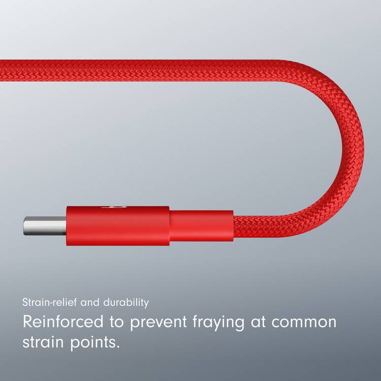 Beats 1.5m USB-C woven cable rapid red - British product