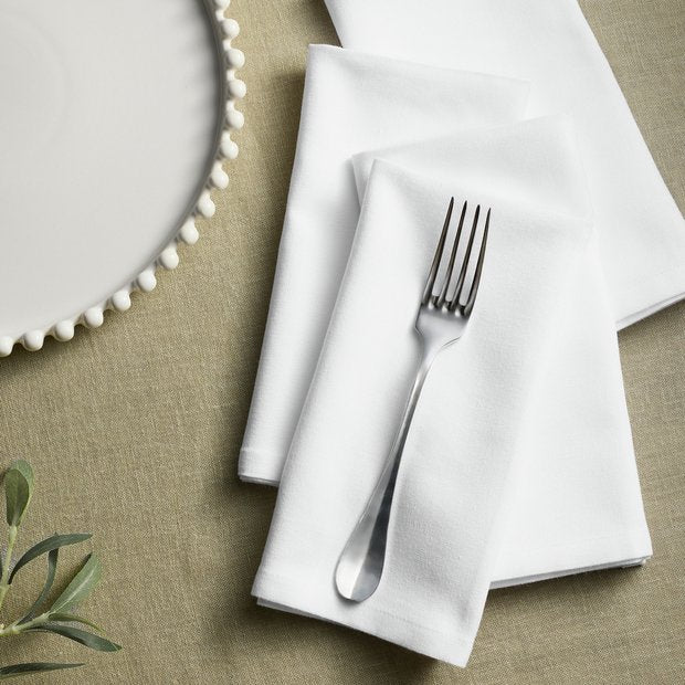 Habitat white cotton napkins pack of 4 (British brand)