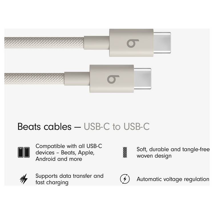 Beats woven charging cable Surge Stone 1.5m (British brand)