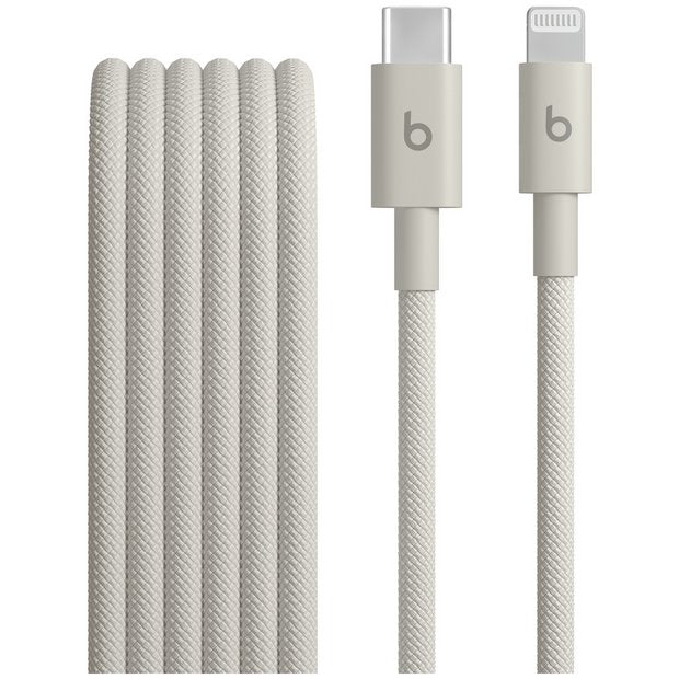 Beats woven USB-C to Lightning cable 1.5m Surge Stone British brand