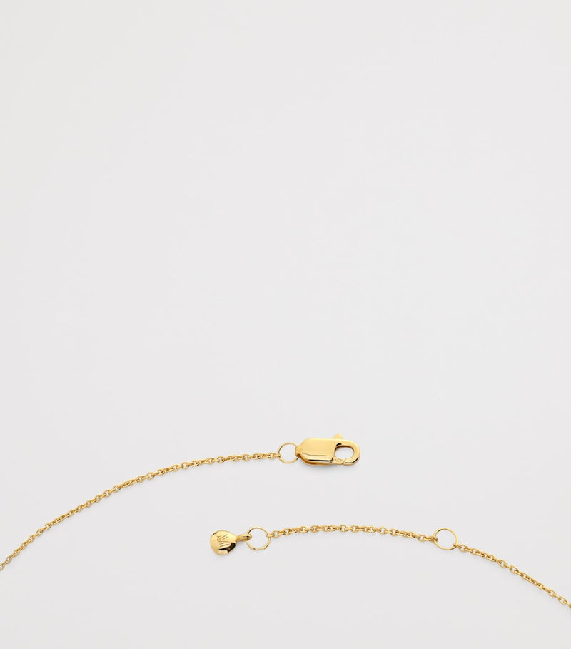 Monica Vinader gold vermeil Sagittarius necklace, UK version