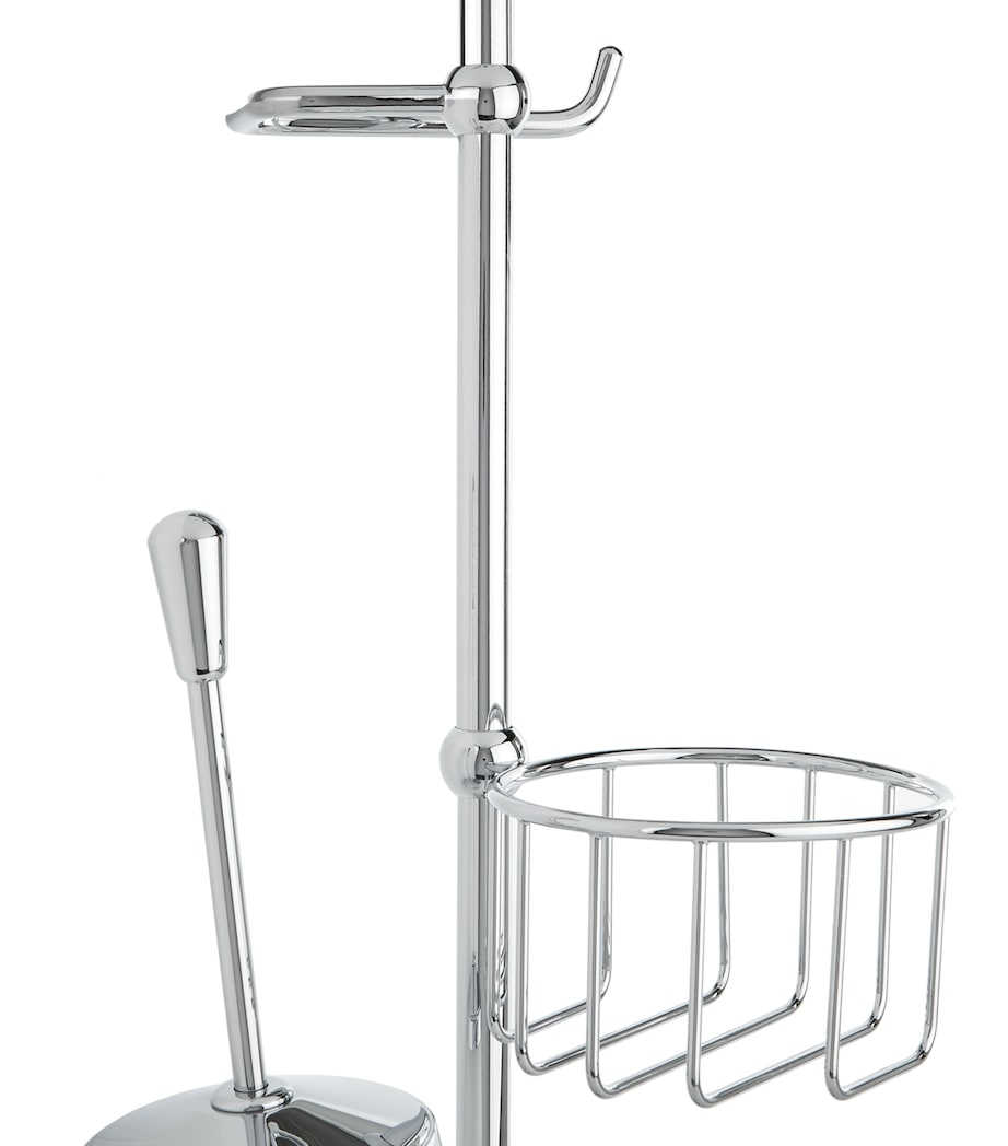 Zodiac cylinder toilet brush holder (British brand)