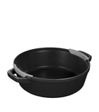 Staub 3-piece round stackable cast iron cocotte set with 1.9L, 2.9L, and 4L capacities (British brand)