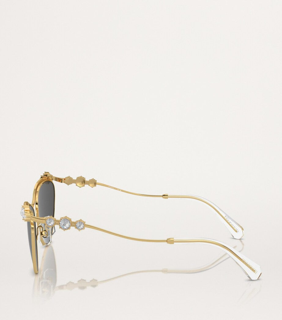 Swarovski Metal SK7017 Sunglasses (British brand)