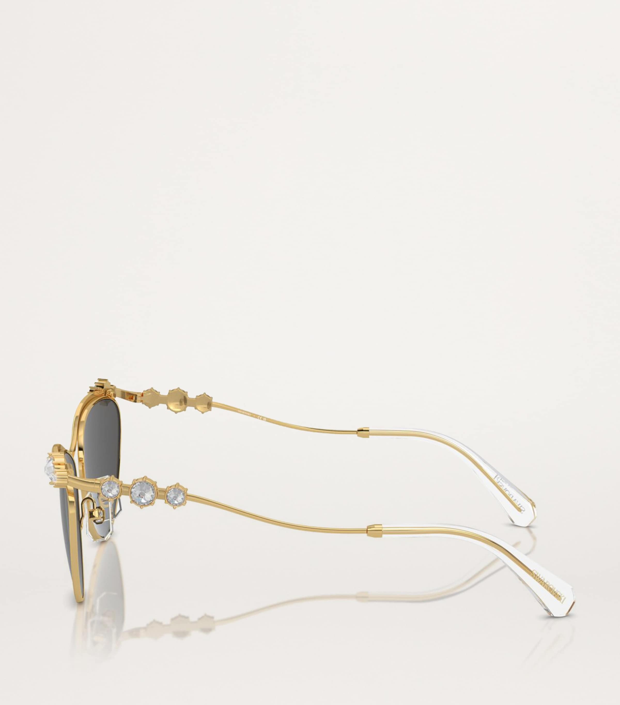 Swarovski Metal SK7017 Sunglasses (British brand)