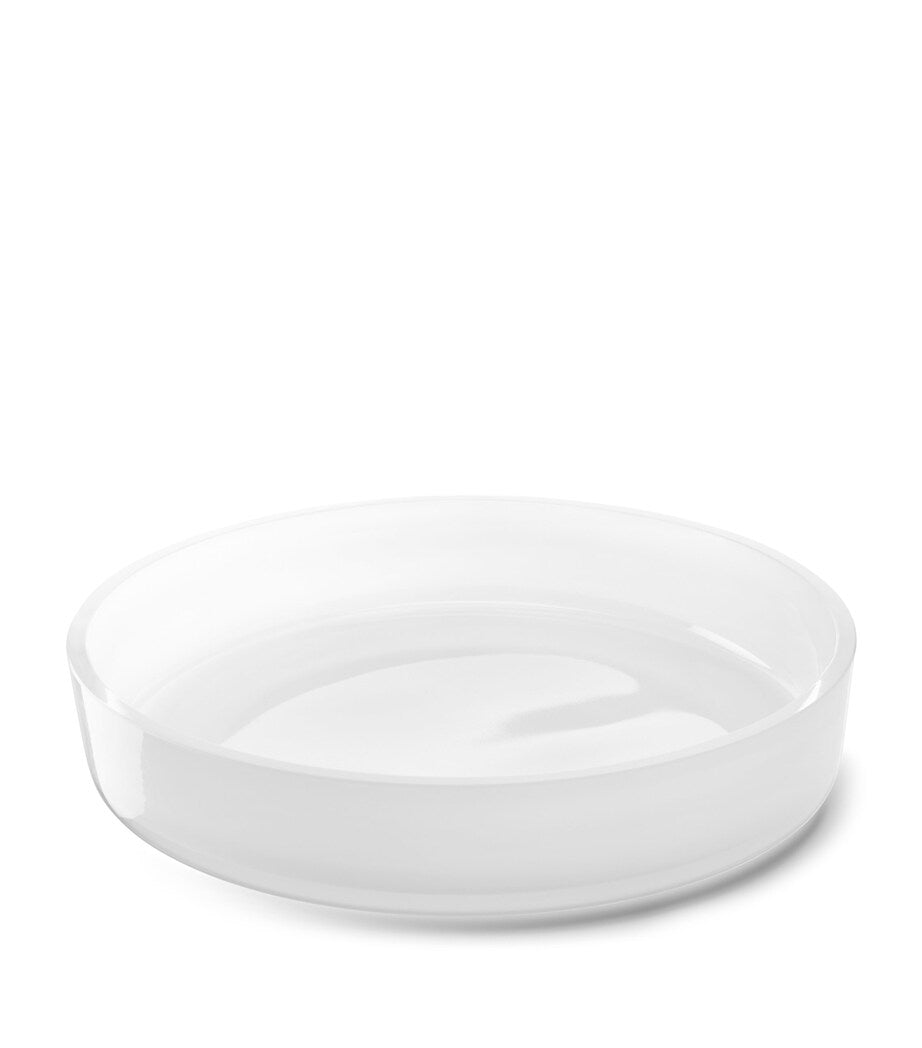 LSA International glass collective low bowl, 35cm diameter, UK version