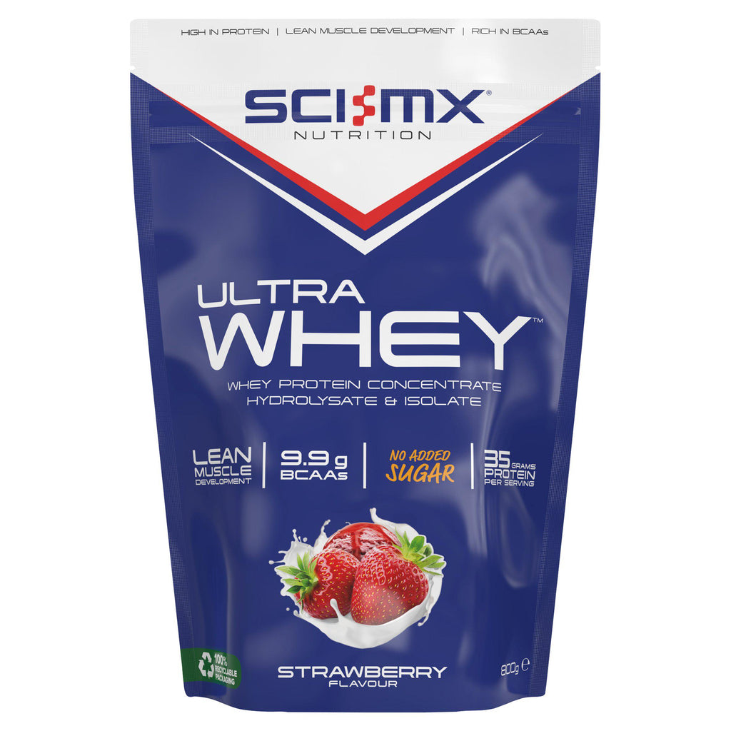 Sci-MX Nutrition Strawberry Flavour Ultra Whey 800g