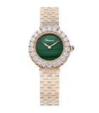 Chopard L'Heure du Diamant rose gold diamond malachite watch 26mm, imported from the UK