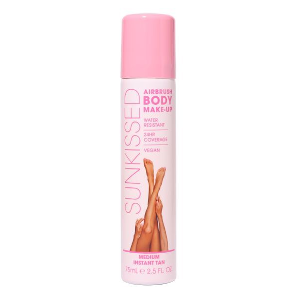 Sunkissed Airbrush Body Make-up Medium 75ml, imported from the UK